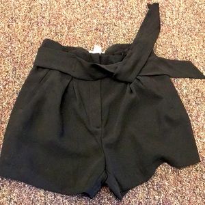 H&M High Waisted Side Tie Shorts